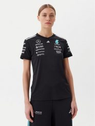 Adidas T-Shirt Mercedes - AMG Petronas Formula One Team Driver JW5362 Czarny Regular Fit. Czarne t-shirty adidas, s, bez wzorów, z syntetyku, bez kołnierzyka, bez ramiączek. Za 269.99 zł.