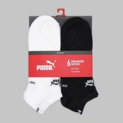 Puma Skarpety Elements Sneaker 6-Pack 93899904. Białe skarpetki Puma, bez wzorów. Za 79.99 zł.
