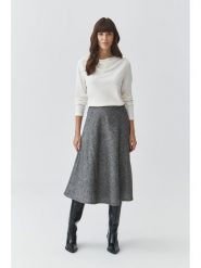 TATUUM Spódnica "Lubko" w kolorze szarym rozmiar: 36. Szare spódnice Tatuum, na co dzień, bez wzorów, midi, proste. Za 178.79 zł.