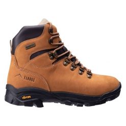 Buty Elbrus Sparow Mid V Sympatex 92800623779 beżowy. Brązowe buty trekkingowe z materiału, bez zapięcia. Za 1,225.21 zł.