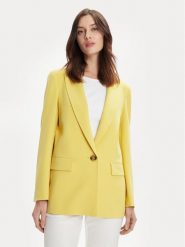 Marella Marynarka Estella 2413041131 Żółty Oversize. Żółte marynarki i żakiety Marella, bez wzorów, z syntetyku, bez ramiączek. Za 899.99 zł.