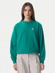Tommy Hilfiger Bluza Logo Embroidery WW0WW48724 Zielony Regular Fit. Zielone bluzy Tommy Hilfiger, l, bez wzorów, z bawełny, bez ramiączek, bez kaptura. Za 399.99 zł.