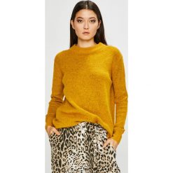 Medicine - Sweter Basic. Brązowe swetry MEDICINE, z dzianiny, z krótkim rękawem. Za 99.90 zł.
