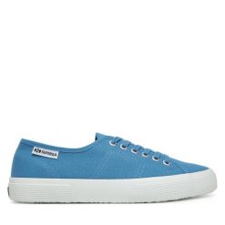 Tenisówki Superga. Niebieskie trampki Superga, bez wzorów, bez zapięcia. Za 149.99 zł.