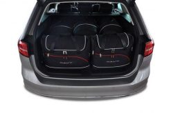 Torby Do Bagażnika Vw Passat Variant 2014-2023 5Szt Kjust. Czarne torby podróżne KJUST, bez wzorów, z kauczuku. Za 1,617.00 zł.