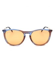 Missoni Damskie okulary przeciwsłoneczne w kolorze niebiesko-brązowo-pomarańczowym rozmiar: 54. Brązowe okulary przeciwsłoneczne missoni, bez wzorów, z tworzywa sztucznego, metalowe. Za 174.95 zł.