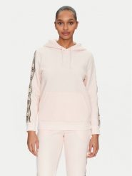 Guess Bluza V4YQ11 KB3P2 Różowy Regular Fit. Czerwone bluzy Guess, l, z aplikacjami, z bawełny, bez kaptura. Za 239.99 zł.