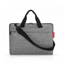 Torba netbookbag twist silver. Szare torby na laptopa Reisenthel, bez wzorów, na ramię. W wyprzedaży za 117.90 zł.