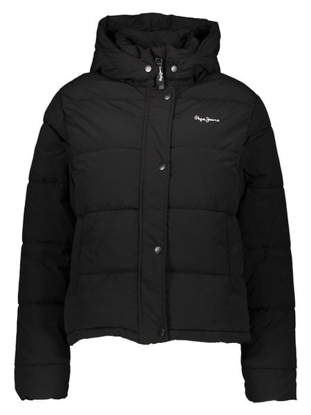 Pepe Jeans Kurtka zimowa w kolorze czarnym rozmiar: M. Czarne kurtki Pepe Jeans, na zimę, m, bez wzorów, z jeansu, bez kaptura. Za 294.97 zł.
