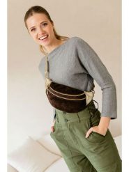 Anna Morellini Skórzana saszetka "Carola" w kolorze brązowo-złotym - 32 x 16 x 9,5 cm rozmiar: onesize. Brązowe nerki i saszetki Anna Morellini, bez wzorów, z materiału, sportowe, bez dodatków. Za 252.99 zł.