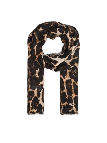 Guess Szal AW5533 POL03 Brązowy. Brązowe szaliki i kominy Guess, z aplikacjami. Za 194.99 zł.