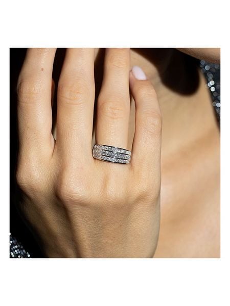 DIAMANTA Złoty pierścionek z diamentami rozmiar: 56. Szare pierścionki DIAMANTA, z diamentem, złote. Za 5,798.99 zł.