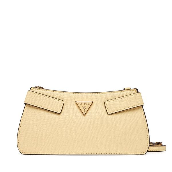 Torebka Guess. Żółte listonoszki Guess, z aplikacjami, bez dodatków. Za 549.99 zł.