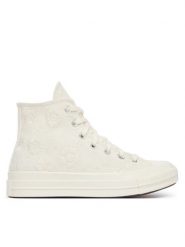 Converse Trampki Chuck 70 A17629C Écru. Białe trampki Converse, bez wzorów, z materiału, bez zapięcia. Za 469.99 zł.