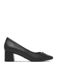 MEXX Czółenka EO-R26SS15331-01 Czarny. Czarne czółenka Mexx, bez wzorów, ze skóry, bez obcasa, bez zapięcia. Za 369.99 zł.