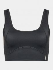 Juicy Couture Biustonosz top Lazlo JCSN222001 Czarny. Czarne biustonosze sportowe Juicy Couture, bez wzorów, z syntetyku. Za 189.99 zł.