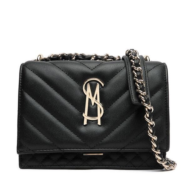 Torebka Steve Madden. Czarne listonoszki Steve Madden, bez wzorów, bez dodatków. Za 339.99 zł.