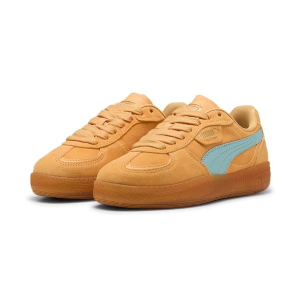 Buty damskie trampki sportowe PALERMO MODA. Brązowe buty sportowe lifestyle Puma, bez wzorów, retro, bez zapięcia. Za 268.99 zł.