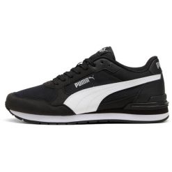 Buty sportowe Puma St Runner V4 Mesh. Czarne buty sportowe lifestyle Puma, bez wzorów, z gumy, sportowe, bez zapięcia. Za 311.00 zł.