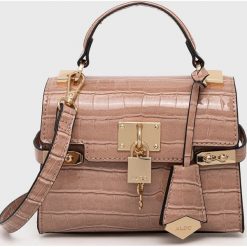 Aldo torebka Vontessa kolor brązowy. Brązowe torebki klasyczne Aldo, bez wzorów, z włókna, bez dodatków. Za 279.99 zł.