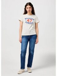 Wrangler Dżinsy - Regular fit - w kolorze niebieskim rozmiar: W27/L32. Niebieskie jeansy Wrangler, l, z aplikacjami, ze skóry, klasyczne. Za 188.85 zł.