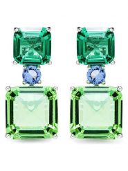 Luxenter Srebrne kolczyki-wkrętki z cyrkoniami rozmiar: onesize. Szare kolczyki Luxenter, z cyrkonią, srebrne. Za 287.16 zł.