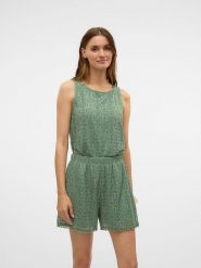 Vero Moda Top w kolorze zielonym rozmiar: S. Zielone topy Vero Moda, s, bez wzorów, bez kołnierzyka, bez ramiączek. Za 61.75 zł.