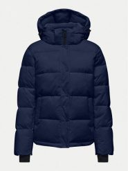 ONLY Kurtka puchowa Ann 15287909 Granatowy Regular Fit. Niebieskie kurtki ONLY, xl, bez wzorów, z puchu, bez kaptura. Za 339.99 zł.