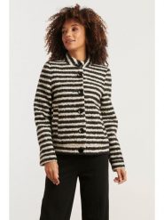 Smashed Lemon Kurtka przejściowa w kolorze biało-czarnym rozmiar: S. Białe kurtki Smashed Lemon, s, bez wzorów, bez kaptura. Za 165.99 zł.