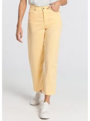CIMARRON Spodnie w kolorze żółtym rozmiar: W29. Żółte spodnie materiałowe Cimarron, bez wzorów, z materiału, klasyczne, z podwyższonym stanem. Za 109.26 zł.