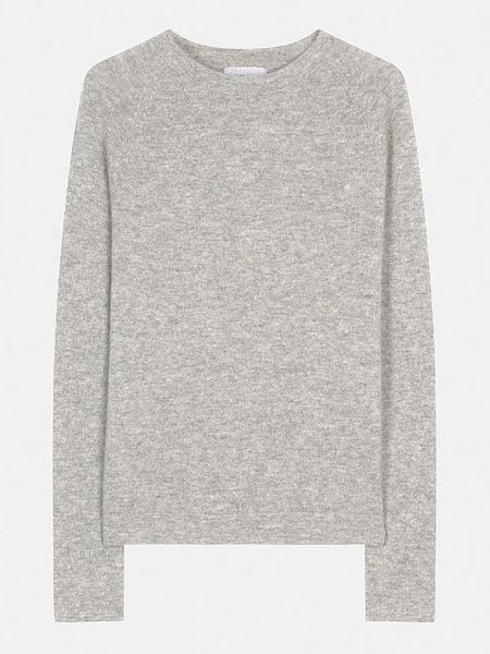 Perfect Cashmere Kaszmirowy sweter "Whitney" w kolorze jasnoszarym rozmiar: L. Szare swetry Perfect Cashmere, l, bez wzorów, z kaszmiru, bez ramiączek. Za 376.85 zł.