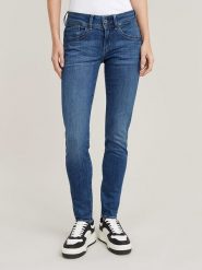 G-Star Dżinsy - Skinny fit - w kolorze niebieskim rozmiar: W29/L30. Niebieskie jeansy G-Star, l, z aplikacjami, klasyczne. Za 252.71 zł.