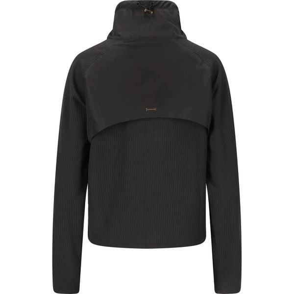 Kurtka damska Athlecia Aiana. Czarne kurtki do biegania Athlecia, bez wzorów, z materiału, bez kaptura, do biegania. Za 259.00 zł.