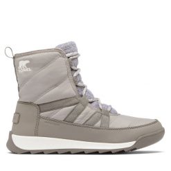 Śniegowce Sorel. Szare śniegowce Sorel, bez wzorów, bez zapięcia. Za 629.99 zł.