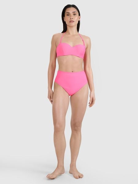 4F Dół od bikini damski - różowy XS. Czerwone bikini 4f, bez wzorów, z elastanu, klasyczne. W wyprzedaży za 39.99 zł.