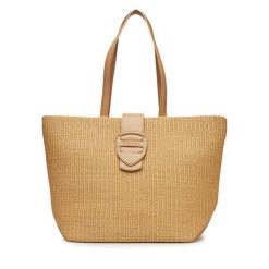 Torebka Blauer. Brązowe shopper bag Blauer, bez wzorów, bez dodatków. Za 309.99 zł.