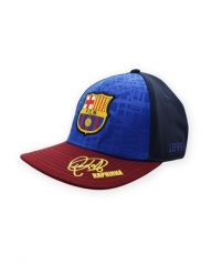 Czapka z daszkiem FC Barcelona Raphinha - oficjalna licencjonowana. Niebieskie czapki z daszkiem FC Barcelona, bez wzorów, z bawełny. Za 109.00 zł.