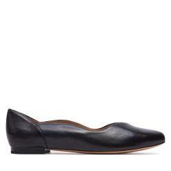 Baleriny Caprice. Czarne baleriny Caprice, bez wzorów, bez obcasa, bez zapięcia. Za 339.99 zł.
