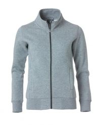 Clique Classic Cardigan Women – swetrowy kardigan, grey melange. Szare swetry CLIQUE, m, bez wzorów, z bawełny, bez ramiączek. Za 213.48 zł.