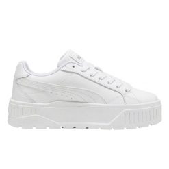 Buty sportowe Puma Karmen Ii Jr. Białe buty treningowe Puma, bez wzorów, z materiału, bez zapięcia, trekkingowe. Za 390.00 zł.