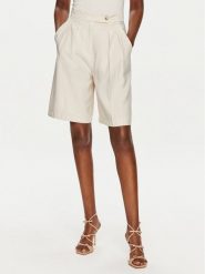 ViCOLO Szorty materiałowe TB2443 Écru Relaxed Fit. Szorty ViCOLO, bez wzorów, z materiału. Za 129.99 zł.