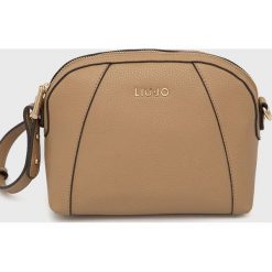 Liu Jo torebka kolor beżowy. Brązowe listonoszki Liu Jo, bez wzorów, z materiału, bez dodatków. Za 509.99 zł.