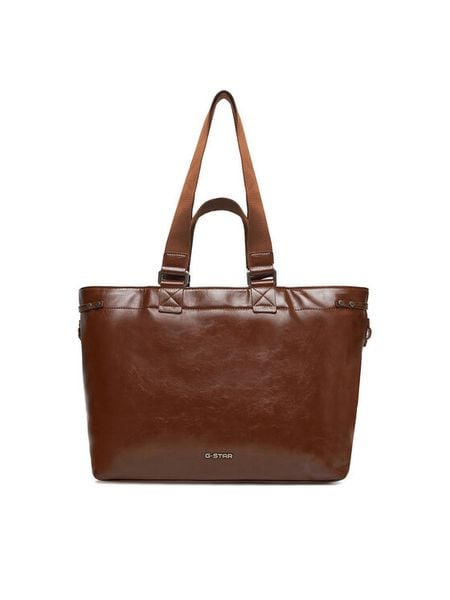 G-Star Raw Torebka CEO-ADA-GLER2 Brązowy. Brązowe shopper bag G-Star Raw, bez wzorów, z materiału, retro, bez dodatków. Za 199.99 zł.