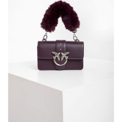 Torebka Love Mini Icon Shoulders Strap PINKO. Szare torebki klasyczne Pinko, bez wzorów, duże, bez dodatków. W wyprzedaży za 923.40 zł.
