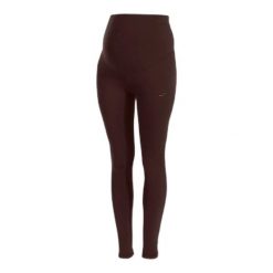 Legginsy ciążowe dla kobiet Joma. Brązowe legginsy Joma, bez wzorów, z materiału, sportowe, długie. Za 146.50 zł.