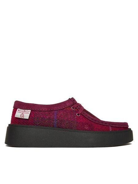 Clarks Półbuty Torview W 26184947 Fioletowy. Fioletowe półbuty wsuwane Clarks, bez wzorów, z materiału, bez obcasa, na płaskiej podeszwie. Za 659.99 zł.