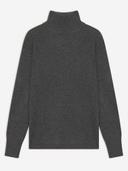 AUTHENTIC CASHMERE Kaszmirowy sweter "Eileen" w kolorze antracytowym rozmiar: XL. Czarne swetry AUTHENTIC CASHMERE, xl, bez wzorów, z kaszmiru, bez ramiączek. Za 347.99 zł.