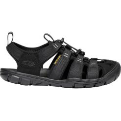 Sandały damskie, Keen Wms Clearwater CNX. Czarne sandały Keen, bez wzorów, z materiału, bez obcasa, bez zapięcia. W wyprzedaży za 349.00 zł.