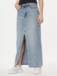 Levi's® Spódnica jeansowa A7512-0000 Niebieski Regular Fit. Niebieskie spódnice s, bez wzorów, z bawełny, maxi. Za 259.99 zł.