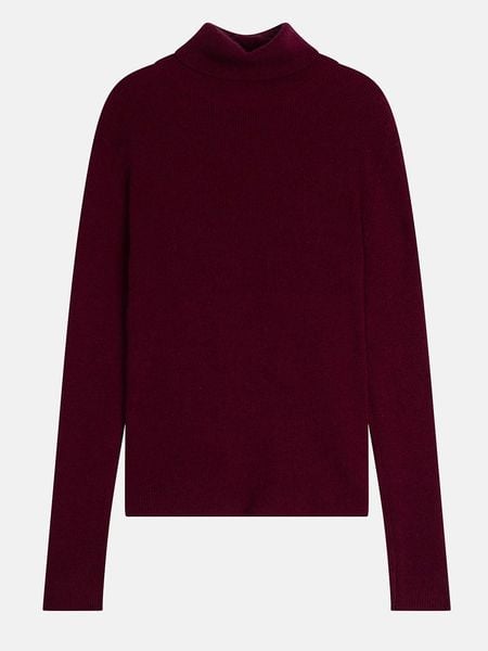 Just Cashmere Kaszmirowy golf "Lanais" w kolorze bordowym rozmiar: XL. Czerwone swetry Just Cashmere, xl, bez wzorów, z kaszmiru, bez ramiączek. Za 724.78 zł.